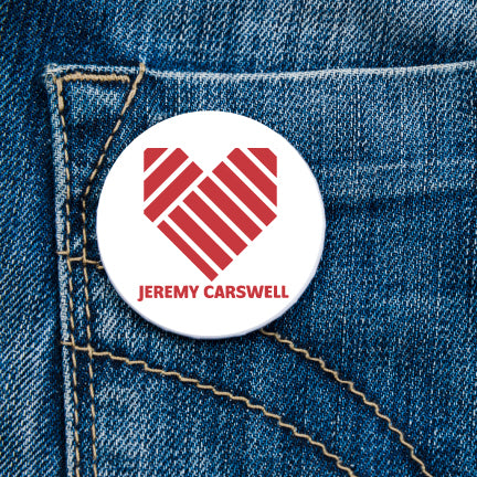 Jeremy Carswell Pop Rock Button